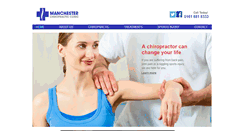Desktop Screenshot of manchesterchiropractic.org.uk