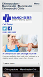 Mobile Screenshot of manchesterchiropractic.org.uk
